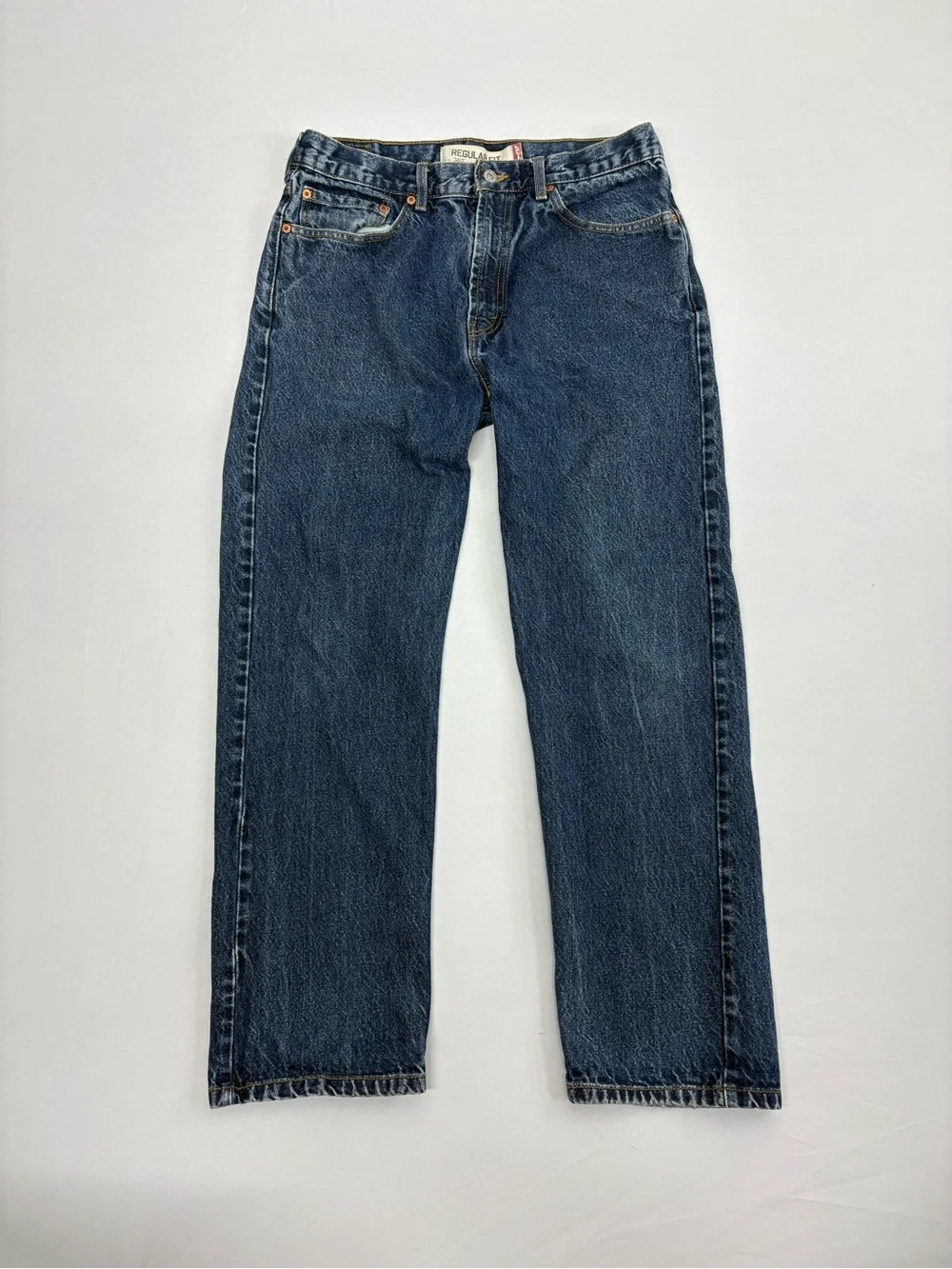 Y2K Levi’s 505 Regular Fit Jeans Men's 34x30 Blue Denim Straight Fit 2007